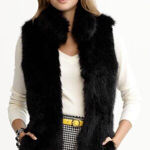 NEW Banana Republic Black Textured Vest